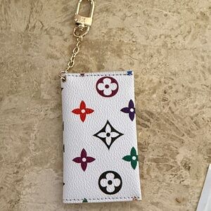 White Multicolor Key Holder